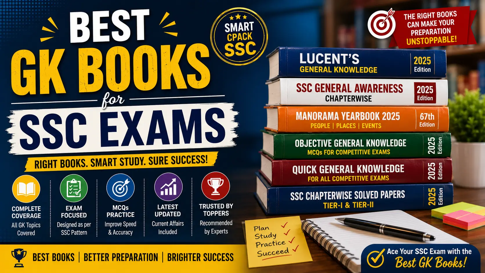 Best books for successful SSC preparation