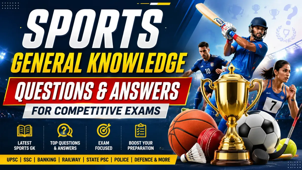 Sports knowledge for competitive exams