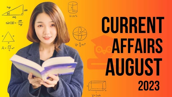 Current Affairs August 2023