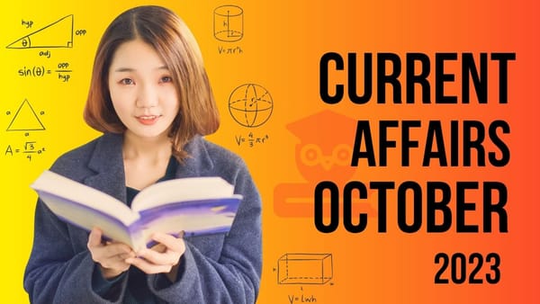 Current Affairs October 2023