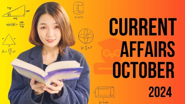 Current Affairs October 2024